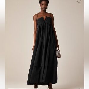 J. Crew Black Maxi Dress